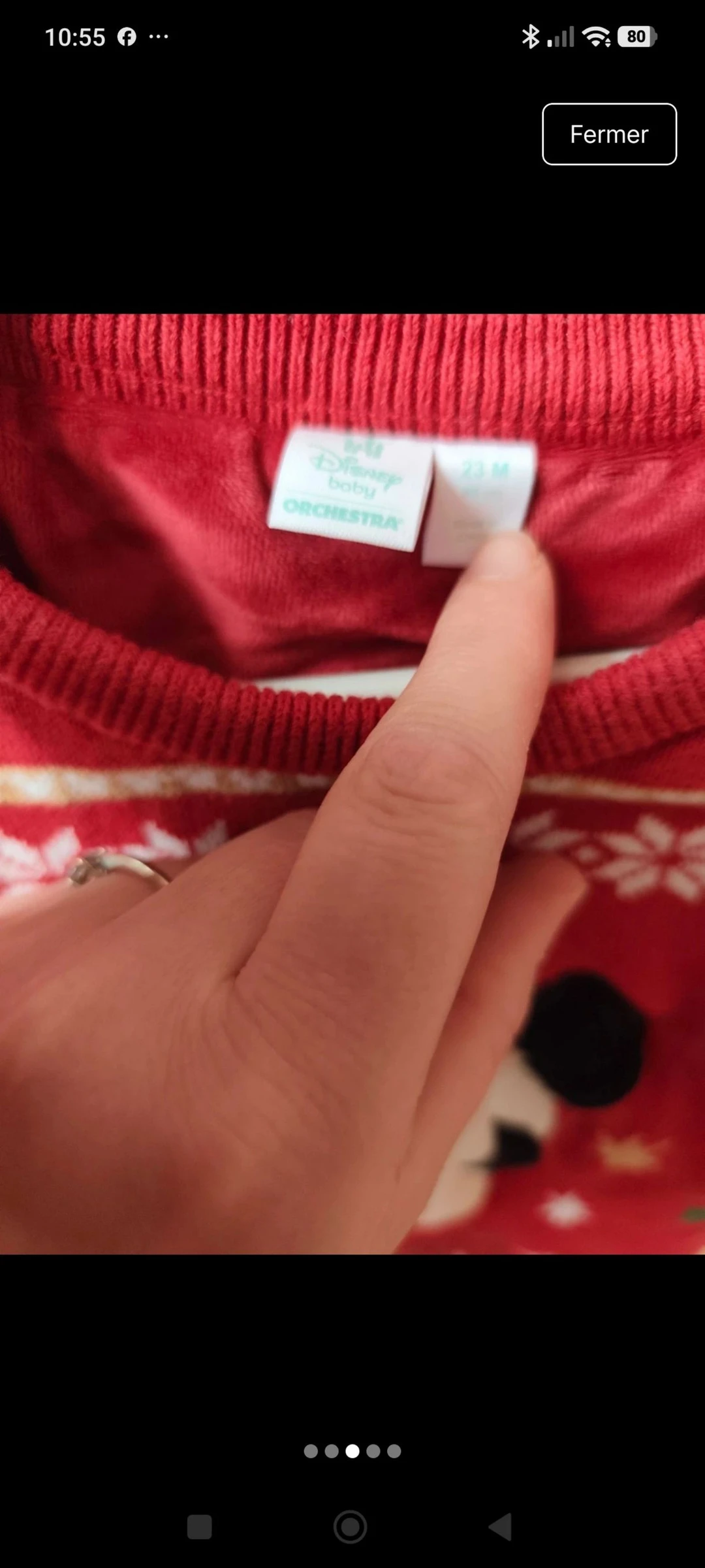 Jersey navideño de 24 meses Disney – photo 3